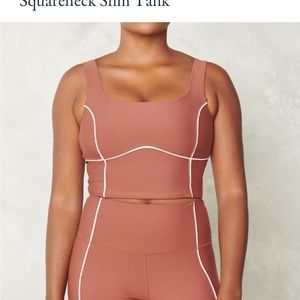 2X YPB sculptLUX Squareneck Slim Tank